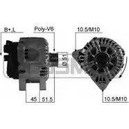 Генератор MESSMER 3WD055 2627572 ML Y5AI 210543