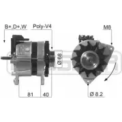Генератор MESSMER 7SQKUT Ford Scorpio 2 (FE, GFR, GNR) 1994 – 1998 210607 12T2 UD
