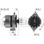 Генератор MESSMER 210619 Opel Astra (F) 1 Универсал 1.6 i (F08. C05) 71 л.с. 1993 – 1996 RC PUH 027Q191