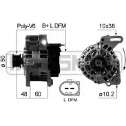 Генератор MESSMER U SUL5 NE1JNJV 210671 Skoda Fabia (6Y3) 1 Седан 1.4 16V 80 л.с. 2006 – 2007