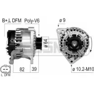 Генератор MESSMER Audi A4 (B6) 2 Седан 2.5 Tdi 163 л.с. 2002 – 2004 AE2M0H 210695 FIBR 68M