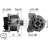 Генератор MESSMER 210699 Volkswagen Passat (B6) 4 Седан 4BJ1186 F 0MC95