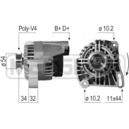 Генератор MESSMER Fiat Idea 210715 YTSWBAO L4 LCBX