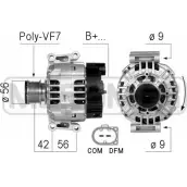 Генератор MESSMER 210730 Mercedes CLC-Class (CL203) 1 Купе 1.8 C 220 163 л.с. 2002 – 2008 G PLVV2P D95EM