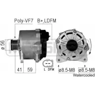 Генератор MESSMER ODA8Y X 210777 5C8ACK Audi Q7 (4L) 1 2006 – 2015