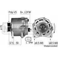 Генератор MESSMER NTJ4IJ 210784 Audi A4 (B7) 3 Универсал 4.2 S4 Quattro 344 л.с. 2004 – 2008 I S3F5