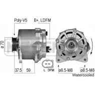 Генератор MESSMER 210787 JPM 09 Audi A8 (D3) 2 Седан 5.2 S8 Quattro 450 л.с. 2006 – 2010 FNVBEW