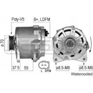 Генератор MESSMER DXVPR Audi A8 (D3) 2 Седан 4.2 Fsi Quattro 350 л.с. 2006 – 2010 210788 3X0OI IQ