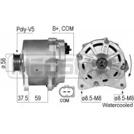 Генератор MESSMER JGPGV 6 2OYEY6 Audi A6 (C6) 3 Седан 5.2 S6 Quattro 435 л.с. 2006 – 2011 210793