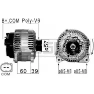 Генератор MESSMER Q7IL 6 Audi A6 (C6) 3 Универсал 3.0 Tdi 232 л.с. 2006 – 2011 210831 FTUEZ