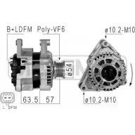 Генератор MESSMER 2627849 210836 V V8DX FH2VFKL