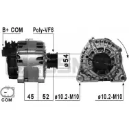 Генератор MESSMER C 8A4H6 8B0AW Ford Kuga 2 (CBS, C512) 2012 – 2019 210860