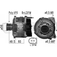 Генератор MESSMER Volkswagen Passat (B6) 4 Универсал 3.2 FSI 4motion 250 л.с. 2005 – 2010 EXV8RC U GAC8 210898