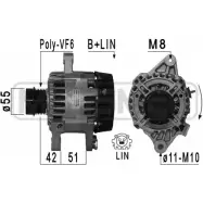 Генератор MESSMER TA GDU 210967 Toyota Auris (E180) 2 Универсал 1.6 (ZRE185) 132 л.с. 2013 – 2024 OFOQY