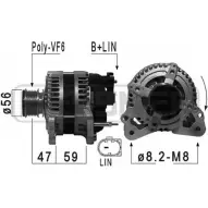Генератор MESSMER JI Y3AW Volkswagen Tiguan (5N) 1 Кроссовер 2.0 TDI 4motion 177 л.с. 2012 – 2025 210974 5WNXY4