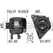 Генератор MESSMER R0K T62 Toyota Corolla (E150) 10 Седан 1.4 VVT i (ZZE150) 97 л.с. 2006 – 2013 HIGAJP 210980