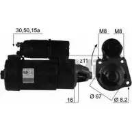 Стартер MESSMER A 0LKA 1R0N5 220072 2628980