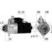 Стартер MESSMER 6KS3P Fiat Ducato (230) 1 Автобус 2.5 TDI 4x4 116 л.с. 1997 – 2002 220165 WP XFI