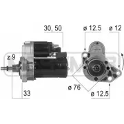 Стартер MESSMER 4IQXF1P 220190 Volkswagen Golf 3 (1E7) Кабриолет 1.8 75 л.с. 1993 – 1998 W ARRBZ