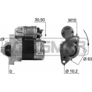 Стартер MESSMER F898IUQ Renault Modus (FJP0) 1 Хэтчбек J323K Q8 220358