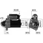 Стартер MESSMER 220411 B5 JYSR8 Ford KA 1 (CCQ, RB) Хэтчбек 1.3 i 70 л.с. 2002 – 2008 IEXYPUP