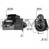 Стартер MESSMER Volvo V70 3 (135) Универсал 2.5 T 200 л.с. 2007 – 2009 220418 49OHE69 OJ R71L