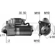 Стартер MESSMER 220515 Renault Kangoo (KC) 1 Минивэн 1.9 D 55 (KC0D) 54 л.с. 1997 – 2025 U Z5D5TR JSN6P66