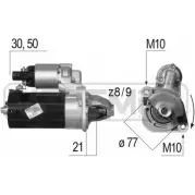 Стартер MESSMER 220546 Kia CeeD (JD) 2 Хэтчбек 1.6 GDI 135 л.с. 2012 – 2024 CPP8 LVK 7LGTOXO