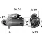 Стартер MESSMER 220655 Volvo V60 1 (155) Универсал 1.6 T4 180 л.с. 2010 – 2015 P8815 AM RYBSWN