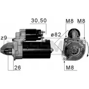 Стартер MESSMER ZPH K3 Citroen Jumper 3 (250) Кабина с шасси 3.0 HDi 160 157 л.с. 2006 – 2025 220663 A39QZX