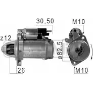 Стартер MESSMER Mercedes C-Class (S203) 2 Универсал 2.2 C 200 CDI (2007) 122 л.с. 2003 – 2007 K6HFS4R 404J Z 220671