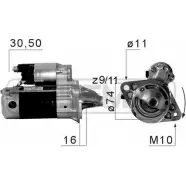 Стартер MESSMER 220675 S479L 4QV21 H Toyota Corolla (E120) 9 Хэтчбек 1.8 VVTL i TS (ZZE123) 224 л.с. 2005 – 2007