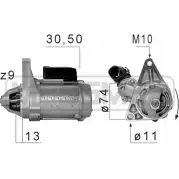 Стартер MESSMER C2 EQE Toyota Vitz (P130) 3 2011 – 2013 70YX2XF 220676