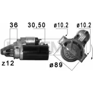 Стартер MESSMER 7ZB MJRU AI47B2 Ford Transit 8 (V363) Грузовик 2.2 TDCi 125 л.с. 2013 – 2024 220681