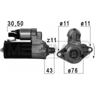 Стартер MESSMER 220698 ZZJ2G XPR T4Z Volkswagen Passat (B6) 4 Универсал 3.2 FSI 4motion 250 л.с. 2005 – 2010