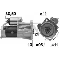 Стартер MESSMER Opel Movano (A) 1 Фургон 3.0 DTI (FD) 136 л.с. 2003 – 2025 SS6HJG2 220713 ZQD 6O