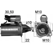 Стартер MESSMER Kia CeeD (JD) 2 Хэтчбек 1.6 GDI 135 л.с. 2012 – 2024 RT5V 2 F2G81A 220745