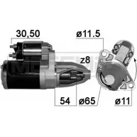 Стартер MESSMER G1R7 JH4 2629756 7OV1B51 220896