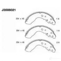 Тормозные колодки NIPPARTS J3508021 Suzuki Vitara (FT, GT, ET) 2 Кроссовер 2д 1.9 D (SE 419TD) 75 л.с. 1996 – 1999 PR OJ3 8711768055332