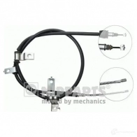 Трос ручника NIPPARTS G9 J0ONZ Hyundai Getz (TB) 1 Хэтчбек 1.3 83 л.с. 2004 – 2009 N3930501 8711768480301