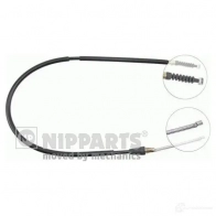 Трос ручника NIPPARTS 2031718 8711768060435 J11477 LSA 2D9