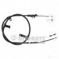Трос ручника NIPPARTS O22R 20Q 8711768501549 J19178 2034842 - Изображение 2