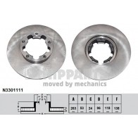 Тормозной диск NIPPARTS N3301111 2046459 8718638315688 P9I 97X