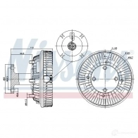 Вискомуфта NISSENS 1424988835 O3L DHY 86043 5707286392854 - Изображение 5
