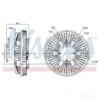 Вискомуфта NISSENS 95F N8 86084 5707286407978 1223005 - Изображение 5
