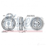 Вискомуфта NISSENS TDQNB 7 5707286392823 86040 1222977 - Изображение 5