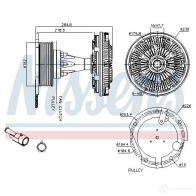 Вискомуфта NISSENS L O9H7 5707286455610 86126 1214095862 - Изображение 7