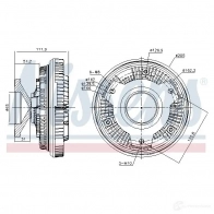 Вискомуфта NISSENS 86072 1214095662 E6 1BM 5707286393141 - Изображение 5
