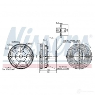 Вискомуфта NISSENS 5707286392809 1222975 0N V474 86038 - Изображение 5