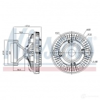 Вискомуфта NISSENS 827 34W 1214095472 5707286392885 86046 - Изображение 5